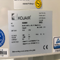 Kojair BioWizard Silver SL-130 Blue Series Class II Biosafety Cabinet image 2